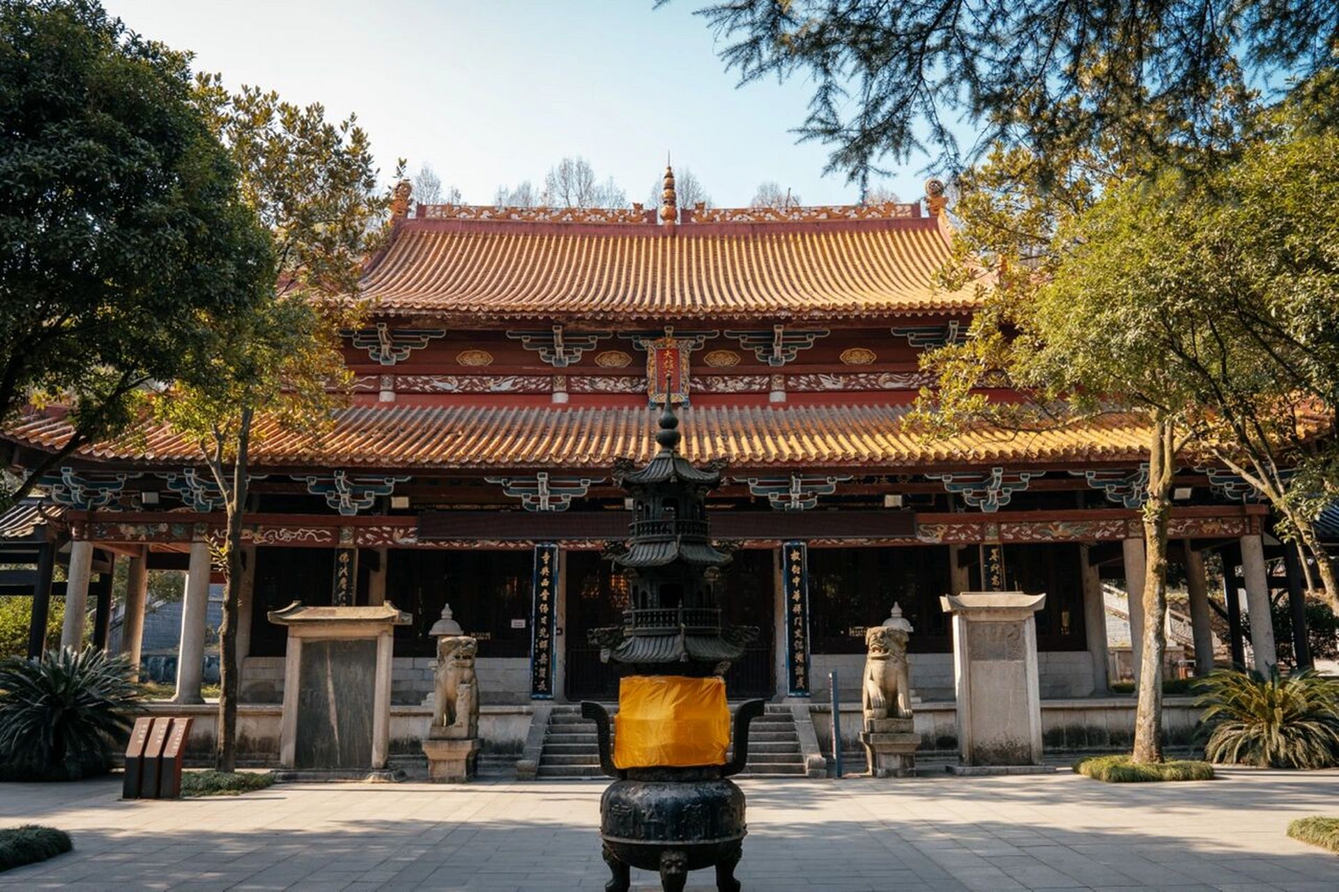 岳麓山古麓山寺图片