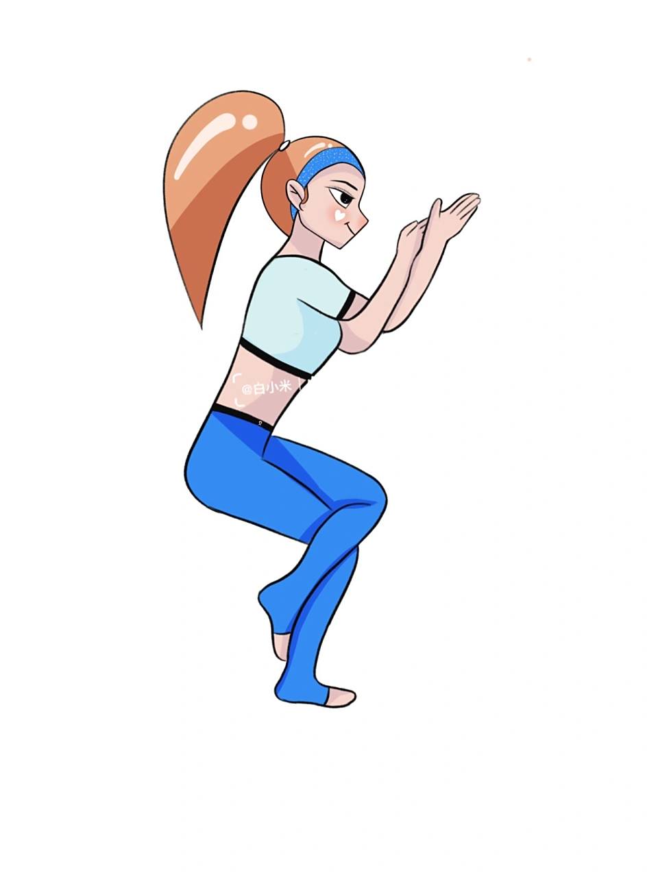 瑜伽插画|瑜伽体式精讲笔记—鸟王式(鹰式) 此系列持续更新#瑜伽