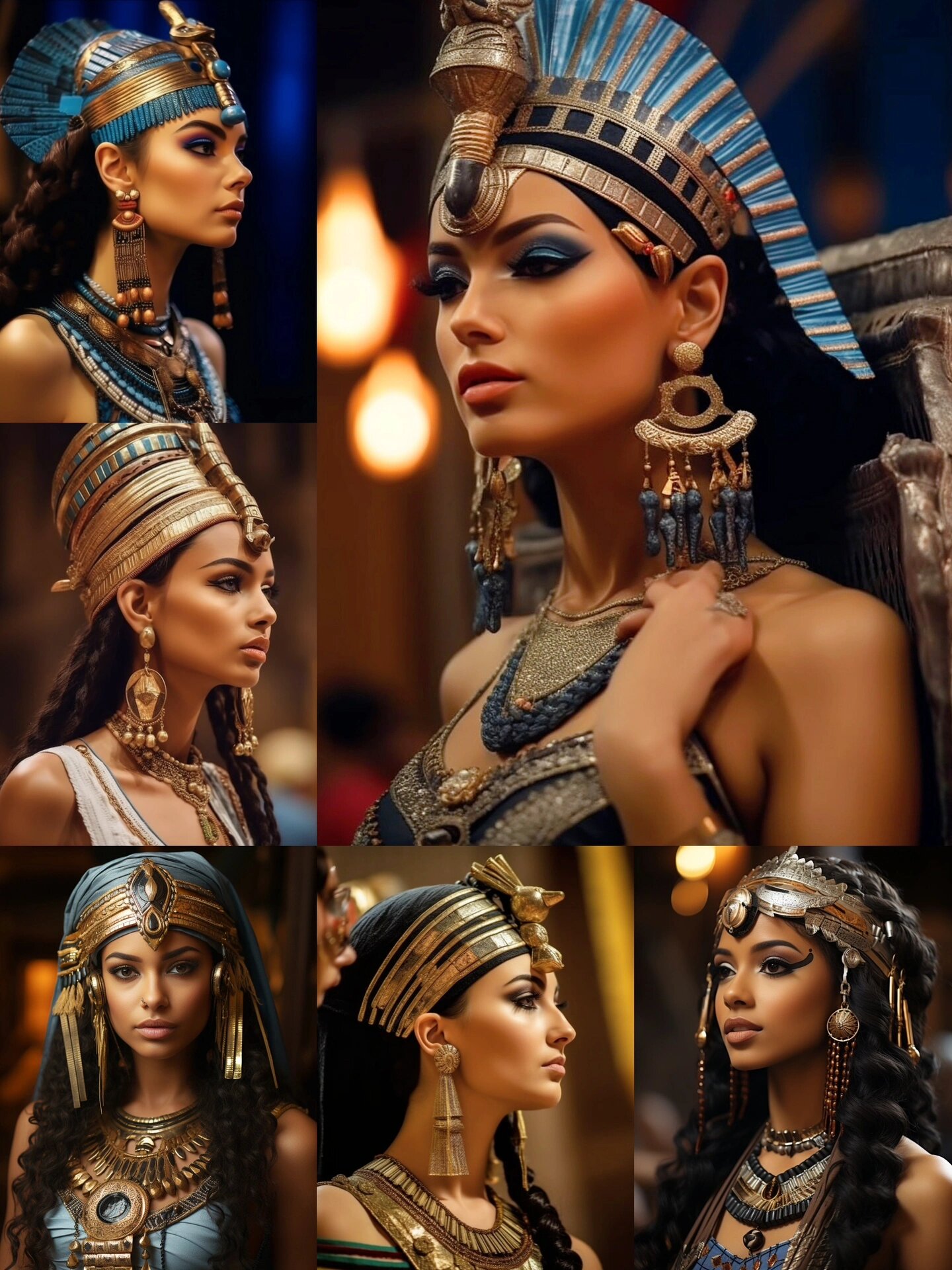 ai设计丨ancient egypt古埃及服饰风格