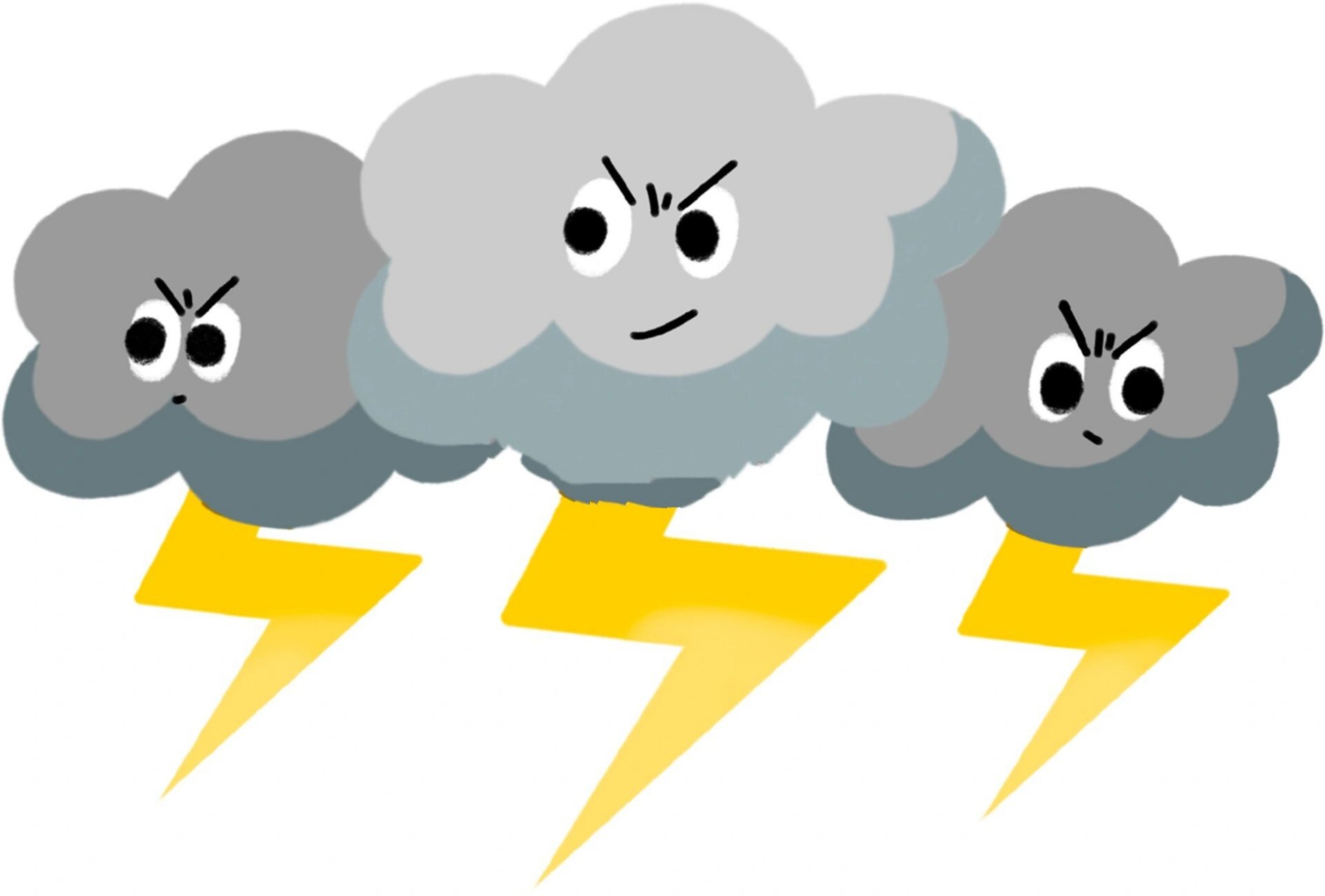 幼儿园卡通环创防雷电安全科普 有细图可直接打印,简直太方便,想想