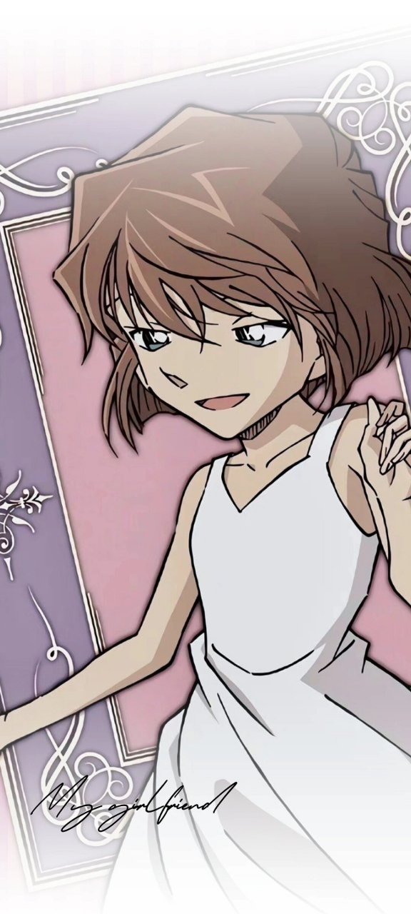 灰原哀壁纸 抱图吱声