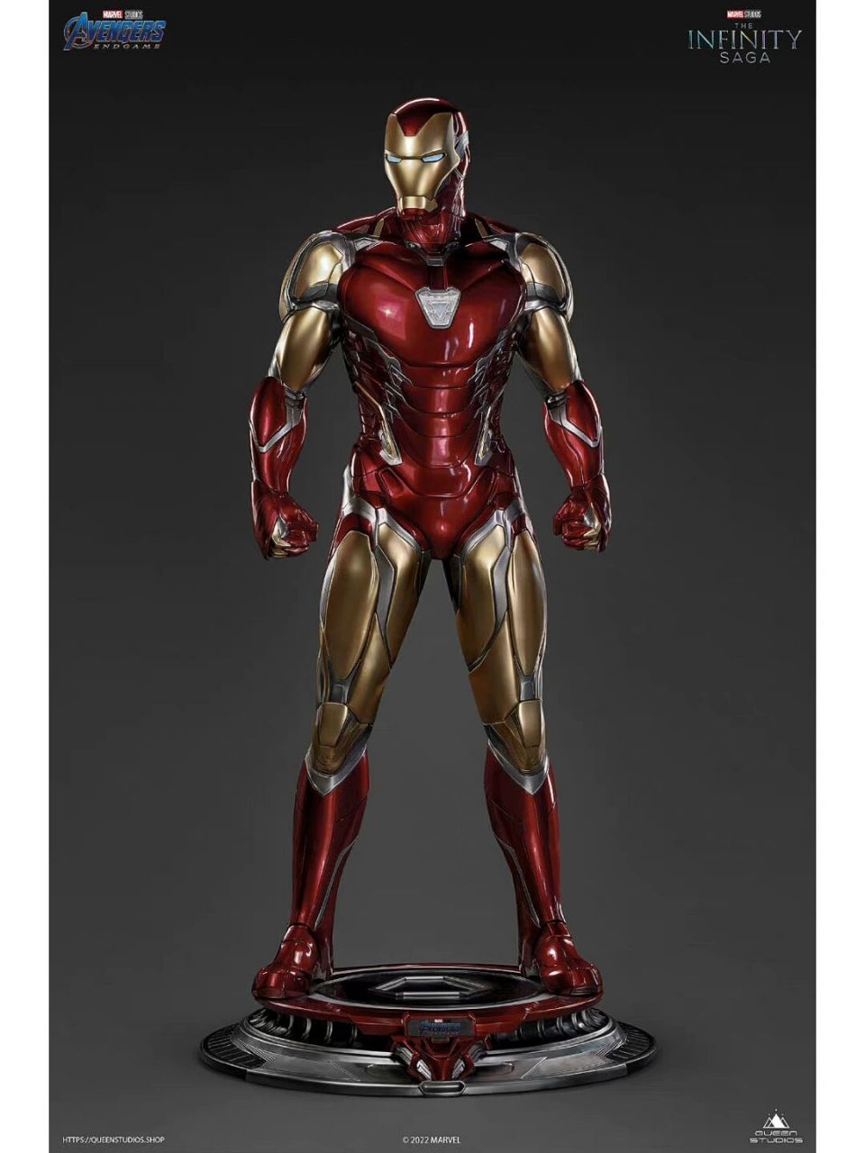 queen02studios钢铁侠mk85全身像 公布 比例:1/1 204cm(高)112cm(宽