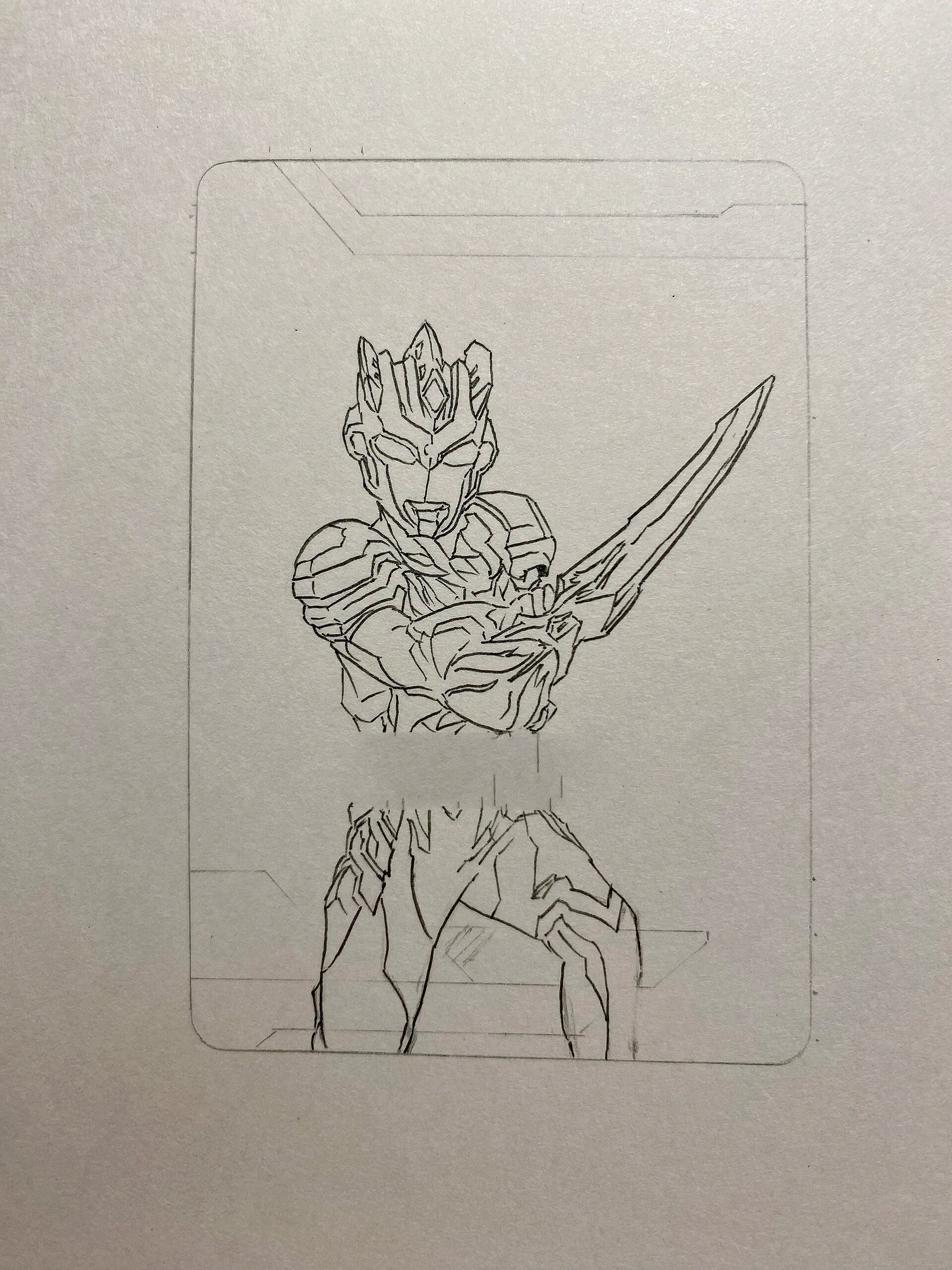 一起来画奥特曼,超详细泽塔or卡绘制过程