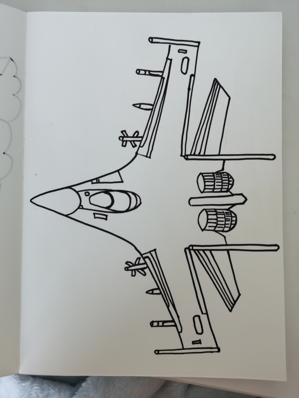 飞机简笔画 三种类型,方便学生了解同分类,只画外形,颜色,装饰,让学生