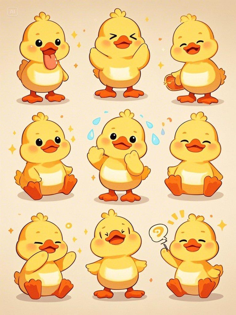 一群鸭子萌到爆炸了 全网最火小黄鸭 谁能拒绝呆萌的玩偶 萌萌的小