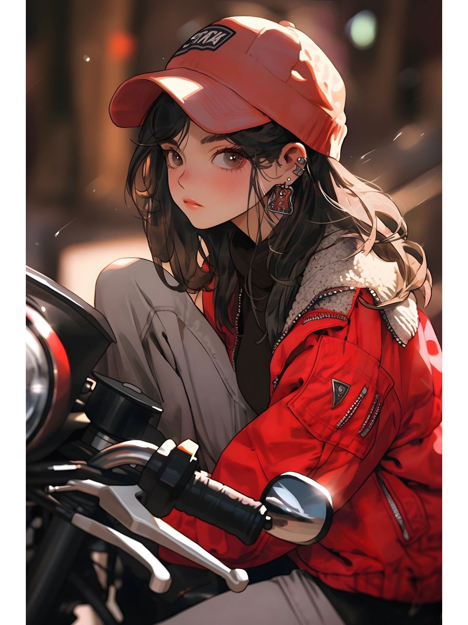 机车女孩 go! |又酷又飒的女生头像