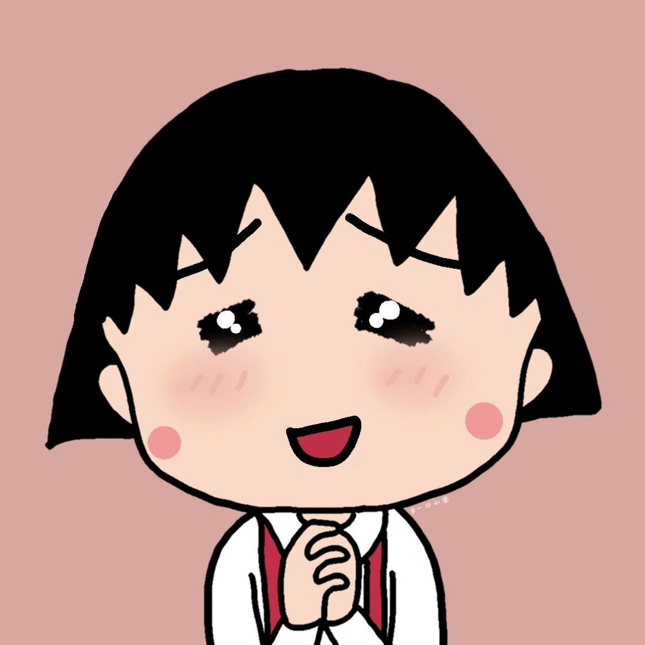 卡通头像|可爱的樱桃小丸子 快点把可爱的小丸子带走吧 7878