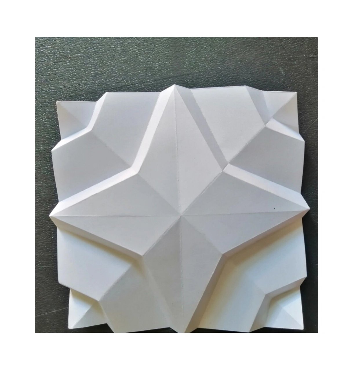 立体构成不切多折