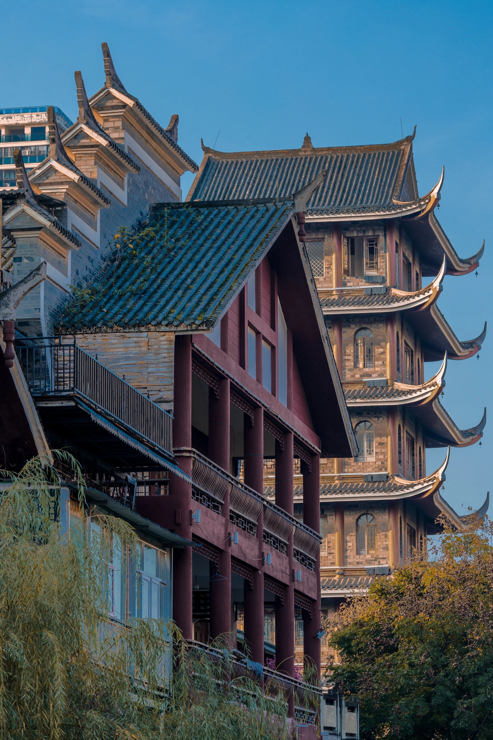 宜宾南溪古街 图1拍摄于2023年1月30日 图2-5拍摄于今日