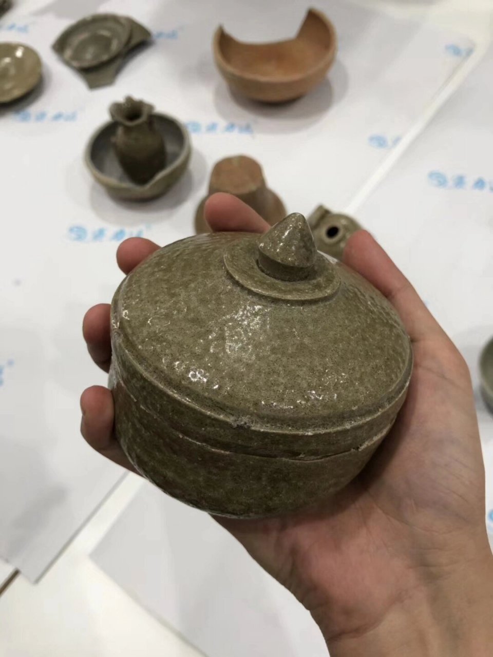 唐-五代越窑青瓷-秘色瓷标本,精美绝伦  谁家文物这么可爱