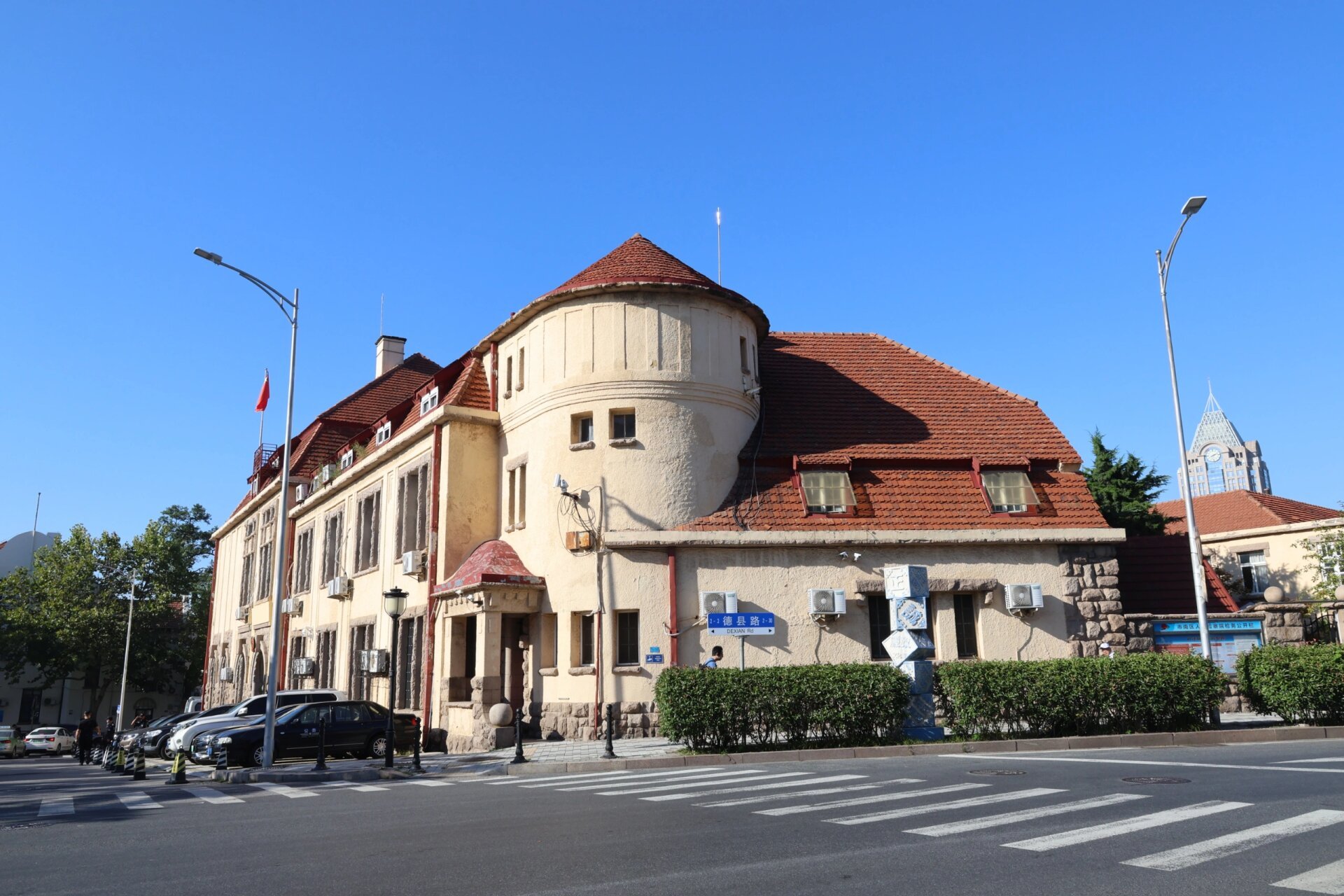 青岛第二天老城区建筑 警察署旧址,现为青岛市公安局 德国法庭旧址,现