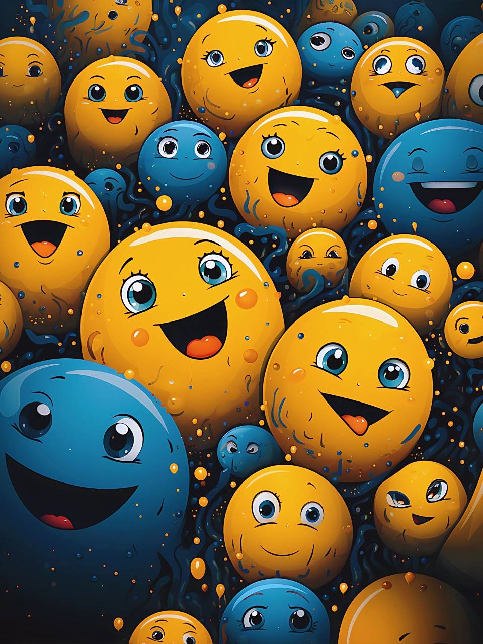 4k超清壁纸 | 超治愈笑脸表情壁纸 爱了03 05微笑是人与人之间最