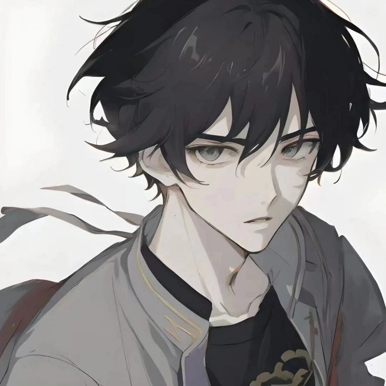 动漫男头30 冷酷的暗黑少年