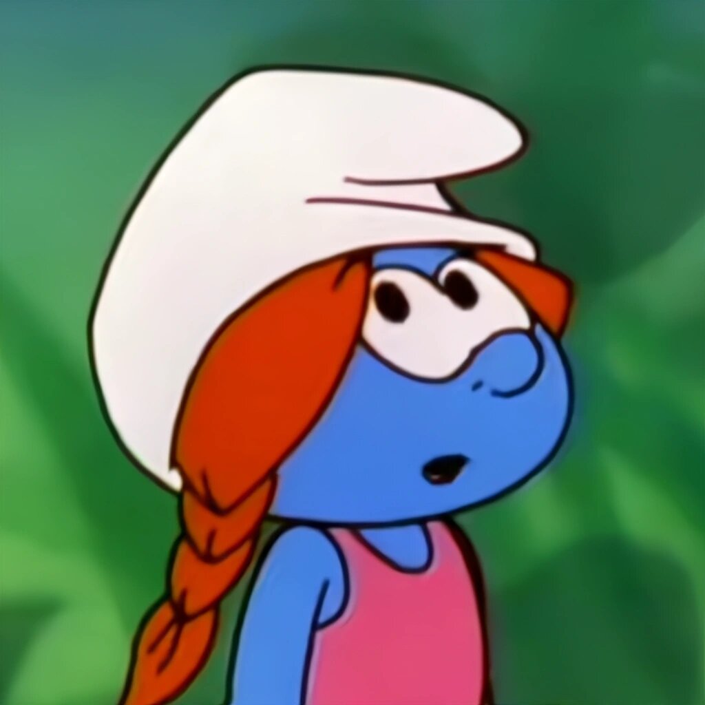 蓝精灵|头像|自截|童年