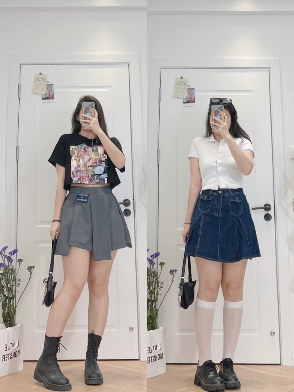 微胖穿搭|165 130斤|夏日美式轻辣校园风 hi everybody 我来la～ 97