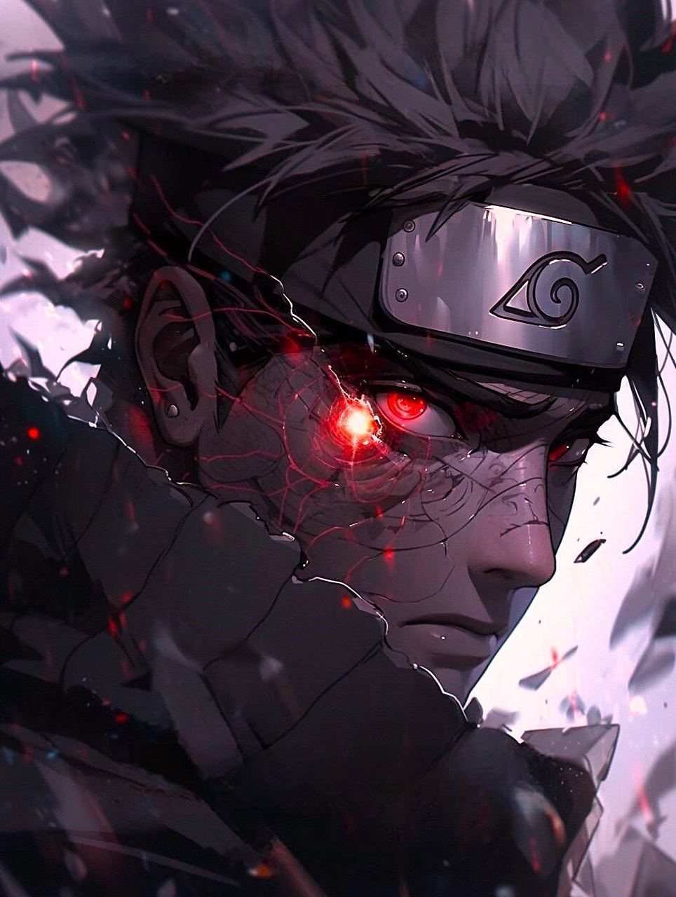 火影忍者丨宇智波带土高清4k壁纸 有光的地方就有影子,有爱的地方就会