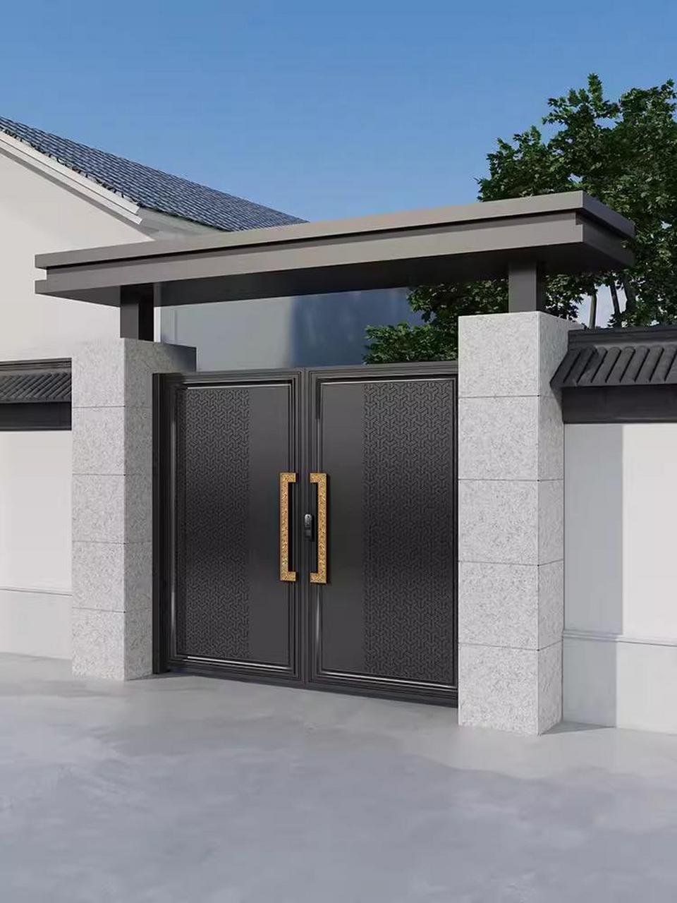 2024年最新款别墅庭院铝雕大门,更高档的造型,更扎实的用料,为您的