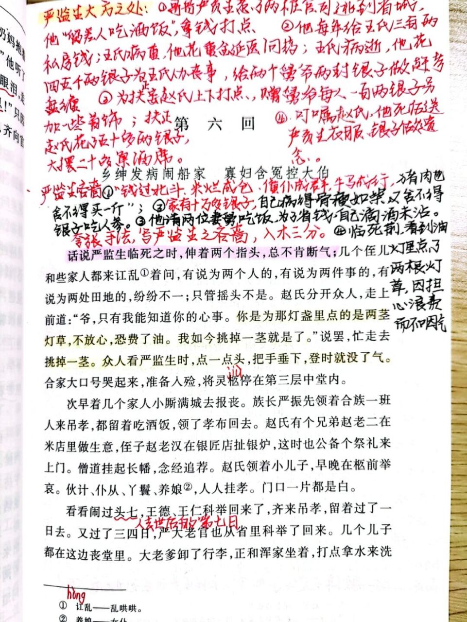 《儒林外史》批注第六回61—64页