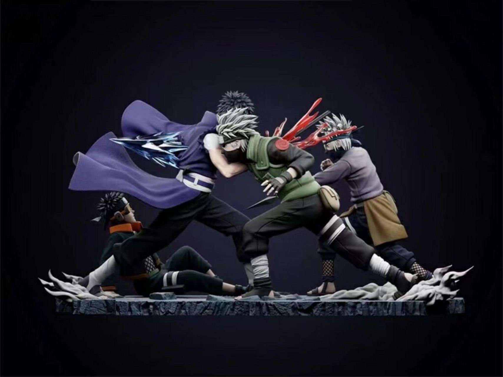 卡卡西的痛 #手办# #gk雕像# #卡卡西# #火影忍者# #带土# #宇智波