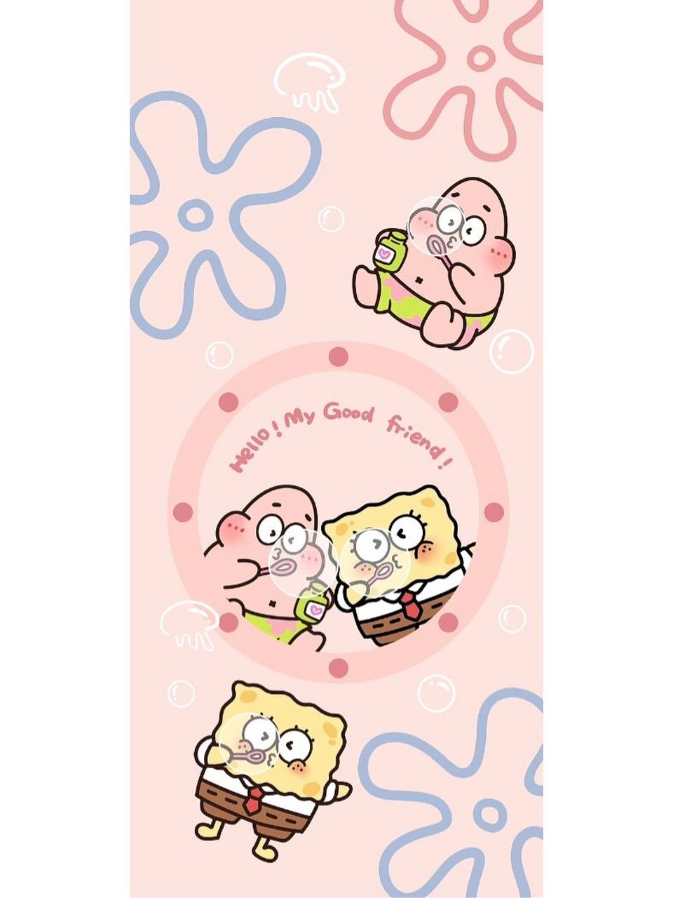 太可爱了叭!派大星!海绵宝宝!童年的伙伴!