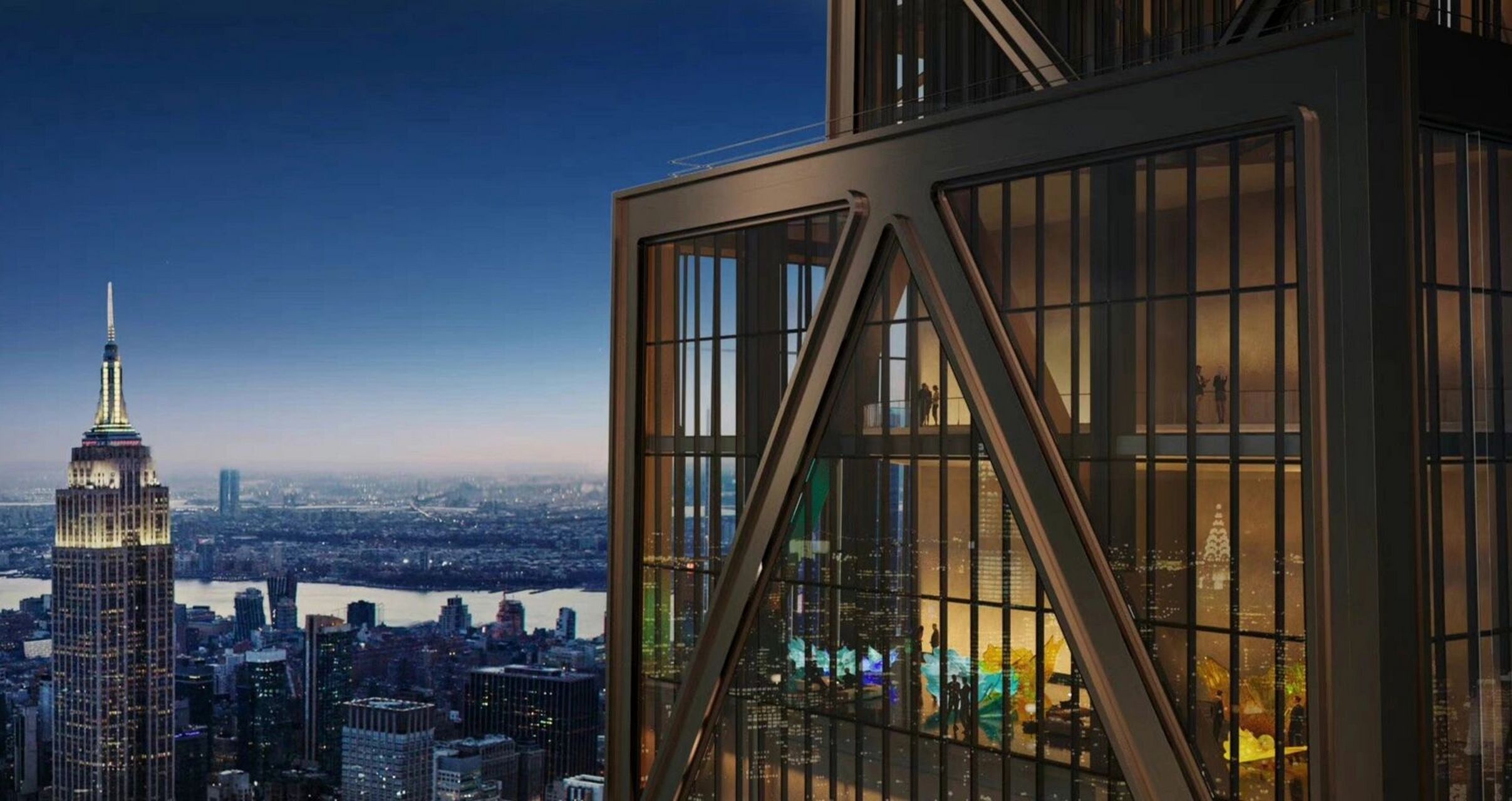 优秀建筑案例——纽约摩根大通全球总部 纽约摩根大通全球总部由