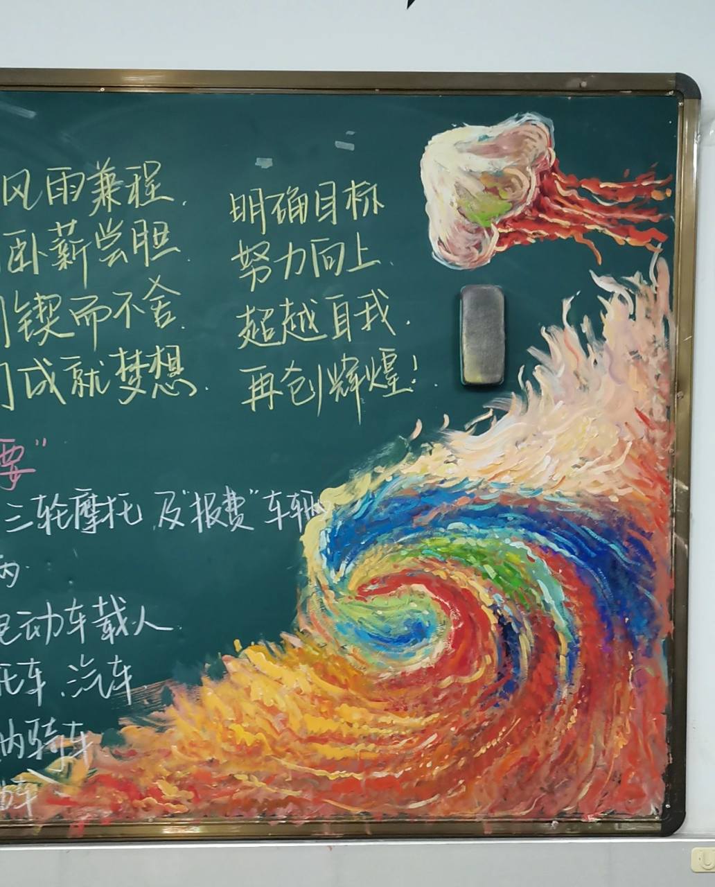 深海黑板报98 高考加油