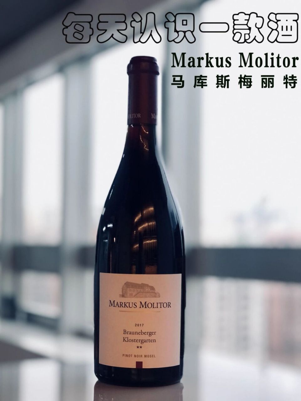 每天认识一款酒 丨markus molitor黑皮诺 国家:德国 产区:摩泽尔 酒庄