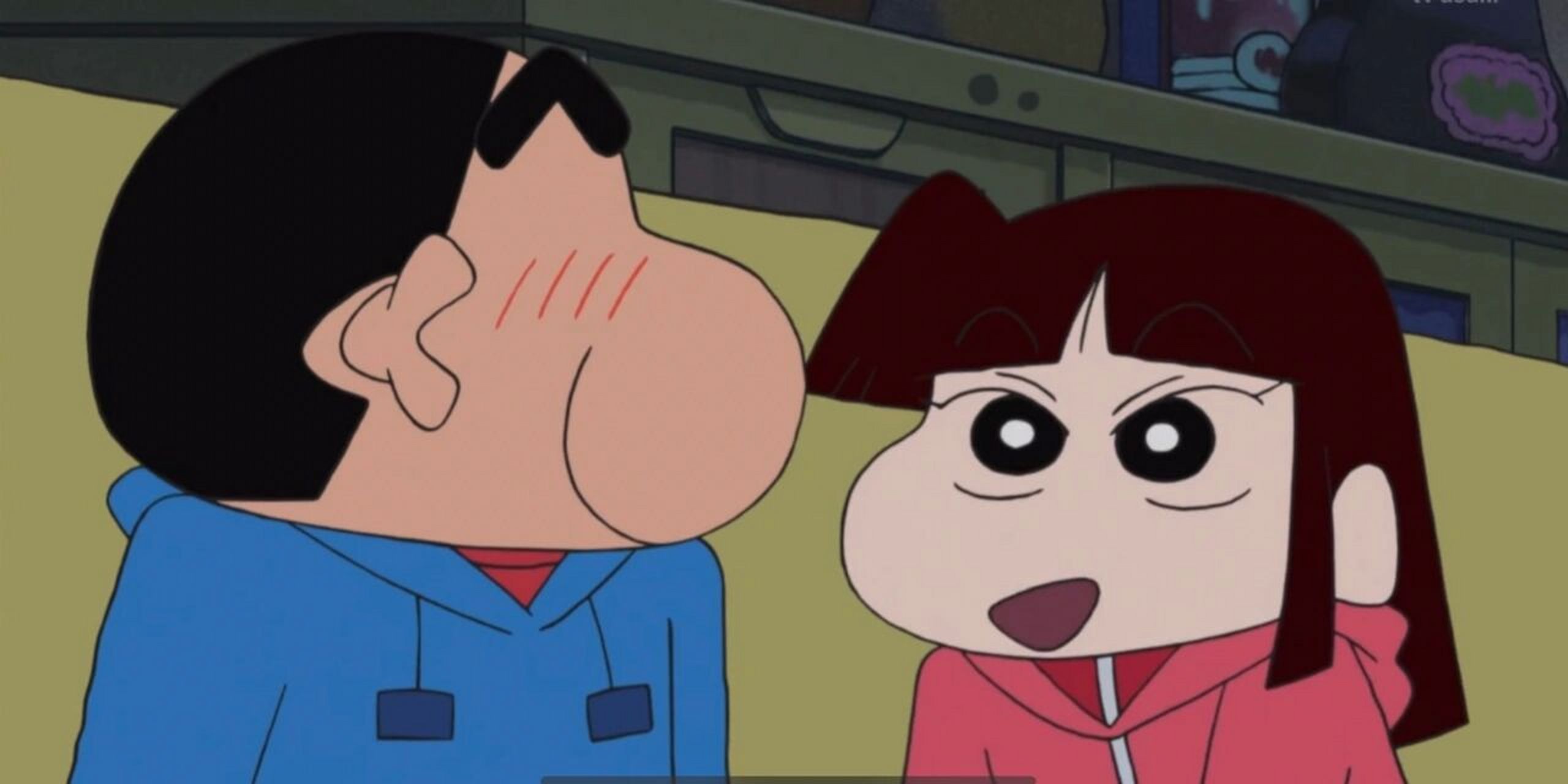 小新小爱情侣头像 小新和小爱简直太搭啦～小爱的眼睛也超漂亮