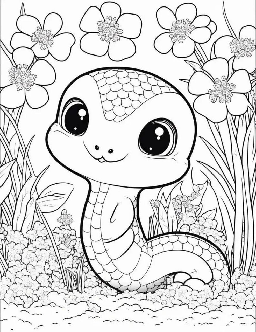 小动物涂色--打卡101