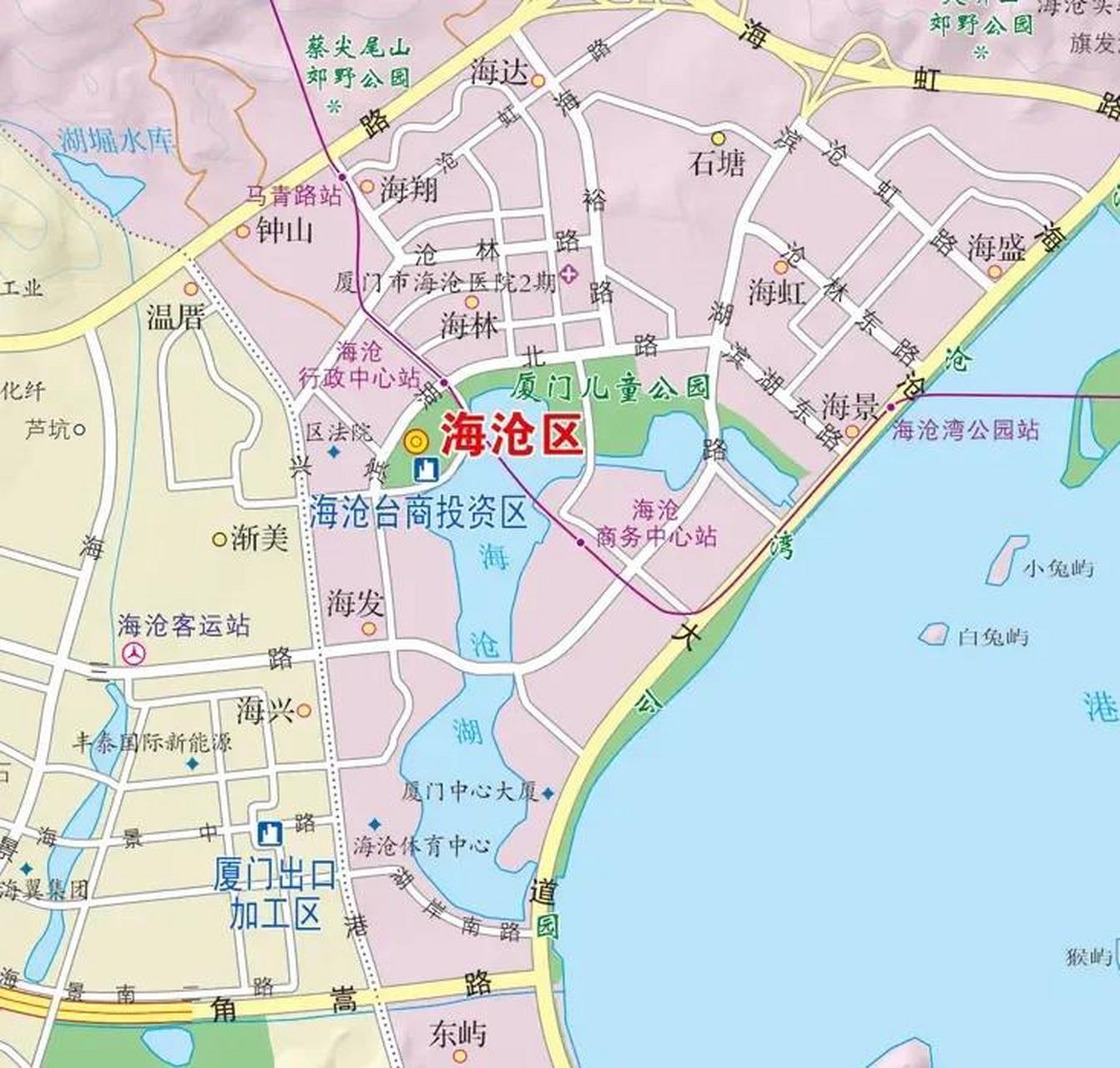 福建厦门海沧区位置挺好,隔着港湾正对面就是厦门岛最繁华的市中心