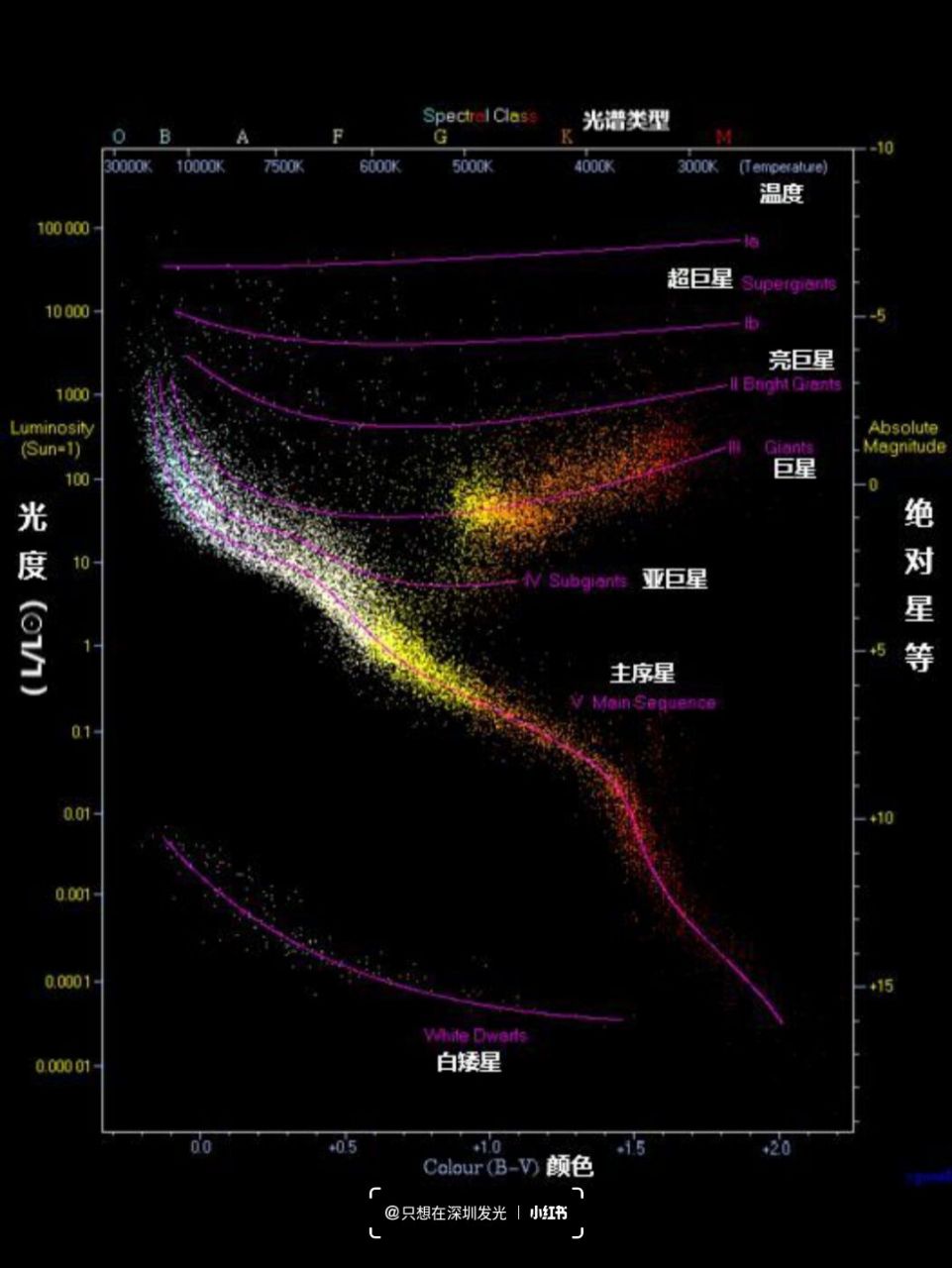 北极恒星图 解读图片