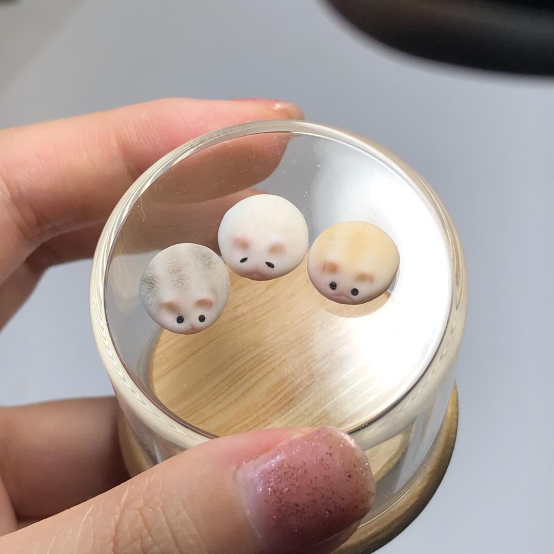 我又又又做了可爱的仓鼠🐹 这次的灵感是因为小仓鼠摸着摸着就会