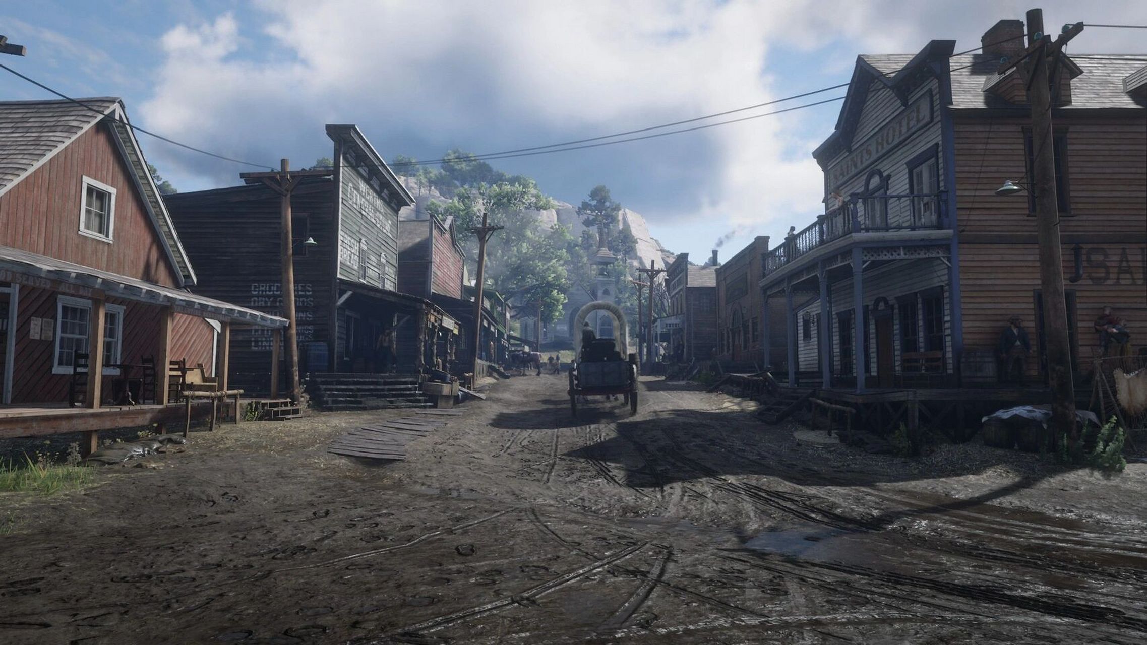 【荒野大镖客2】全城镇地图分析(一) 瓦伦丁——新汉诺威 游戏唯一有