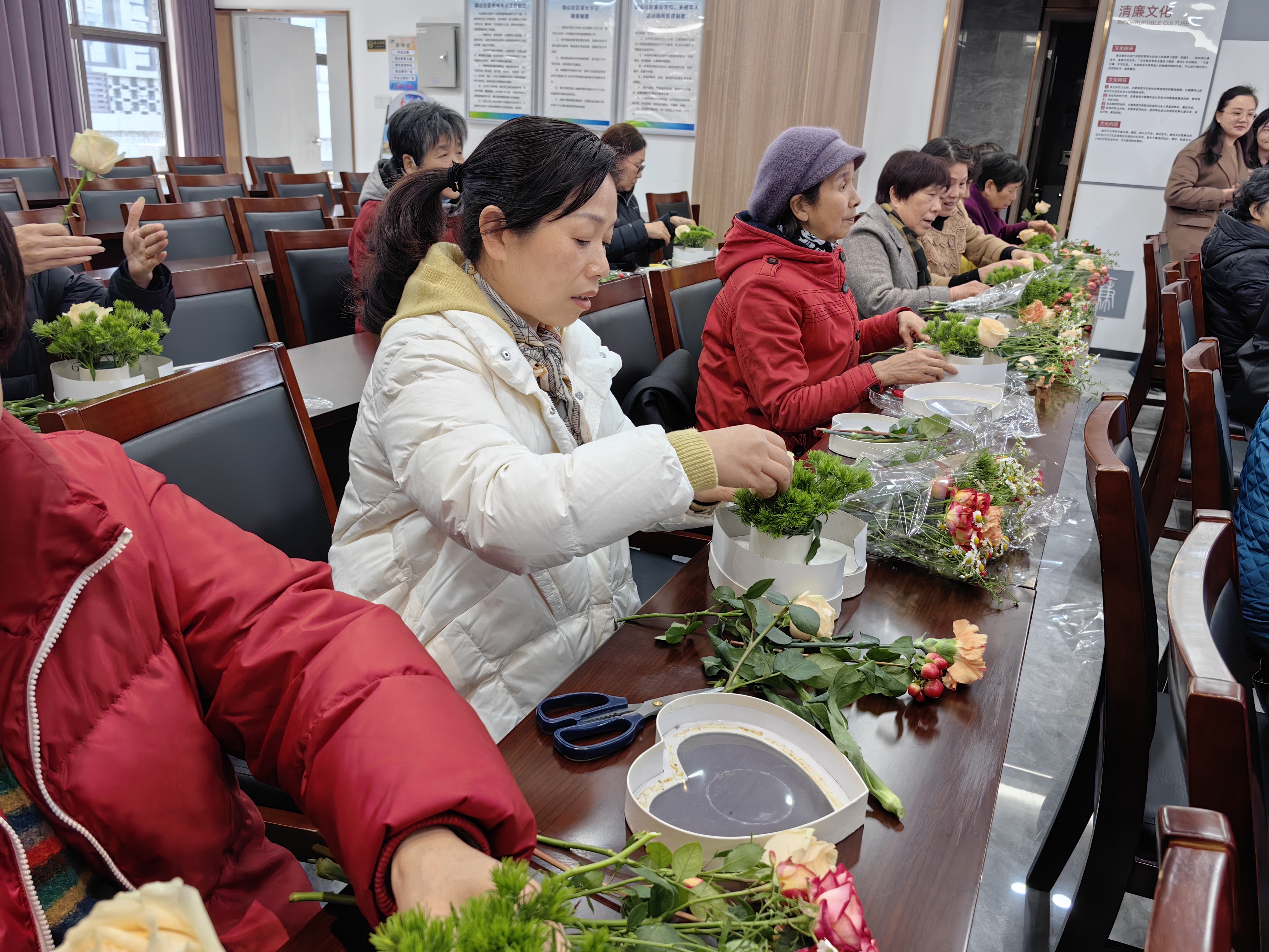 妇女节插花活动方案图片