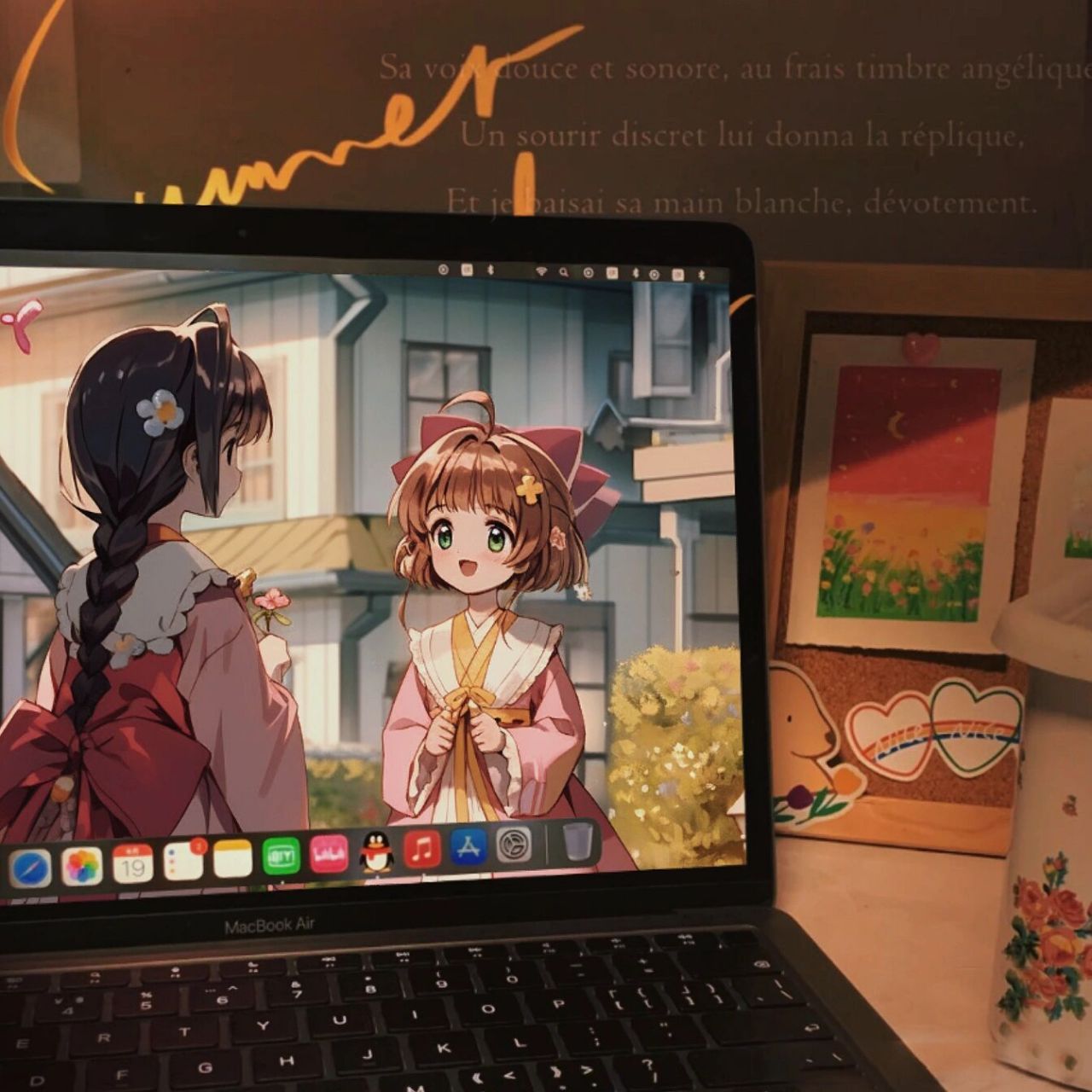 16|动漫画风|电脑壁纸|百变小樱 小樱和知世的合照!平板电脑壁纸!