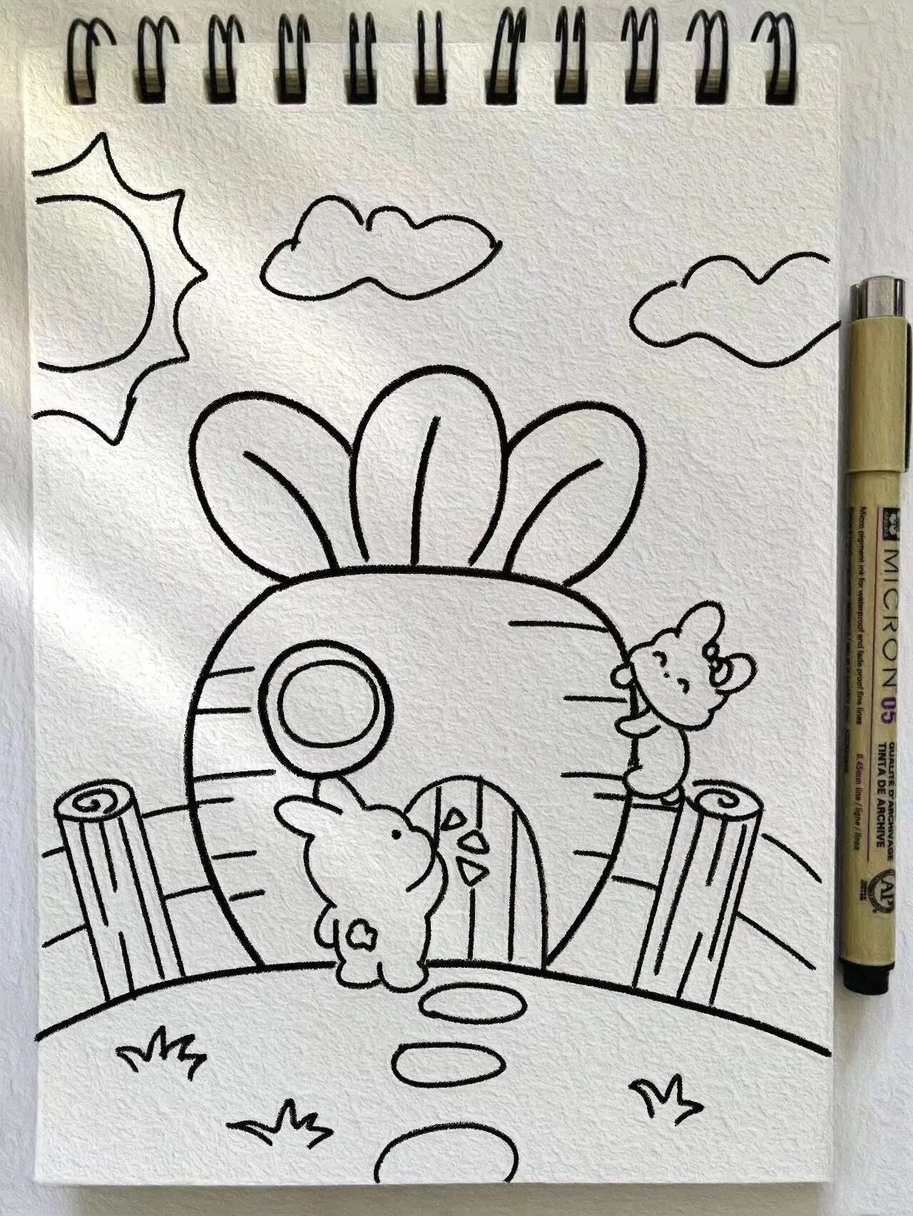 打卡临摹100间房子简笔画