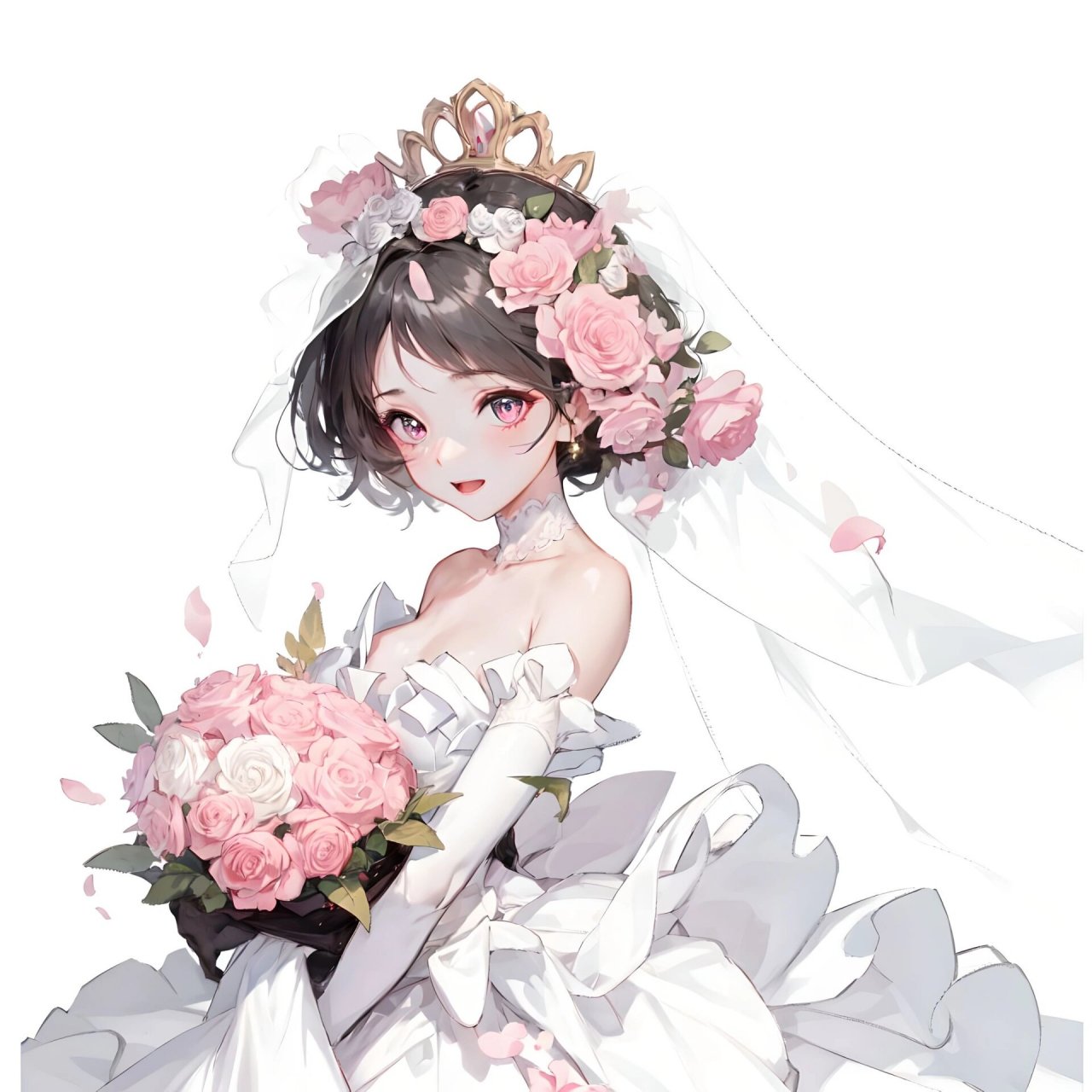 『情侣头像』花嫁系列来啦93 昨天评论区大家要的情头来咯～ 99