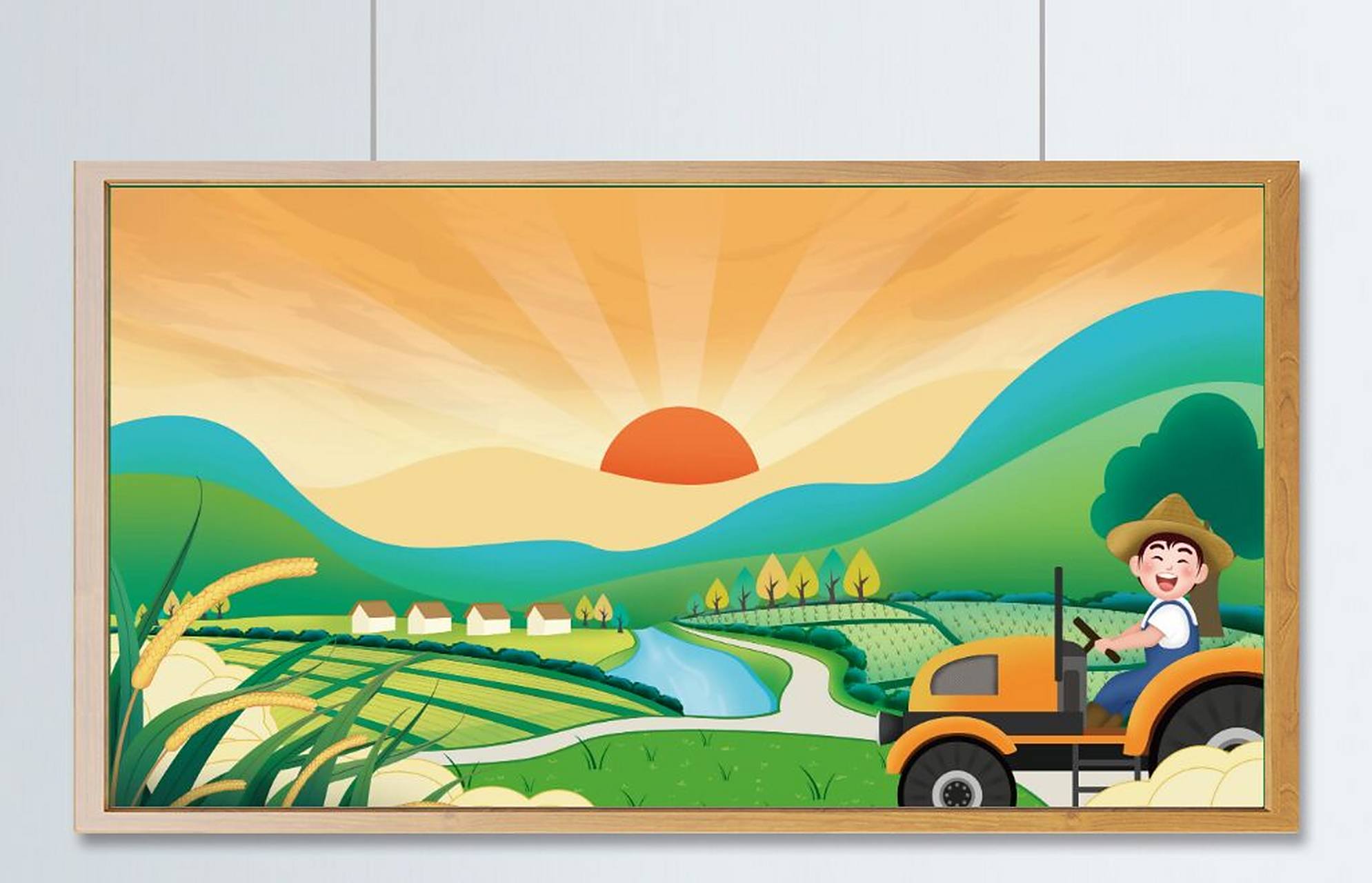 墙绘#0202#壁画墙绘#0202#墙绘素材库#0202#乡村振兴