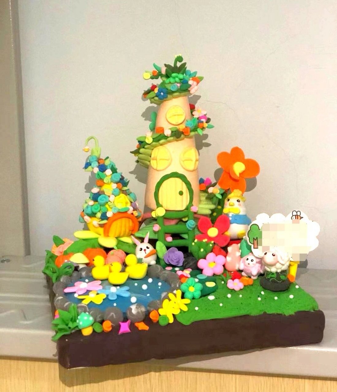 超轻粘土制作城堡98(细节图来啦!