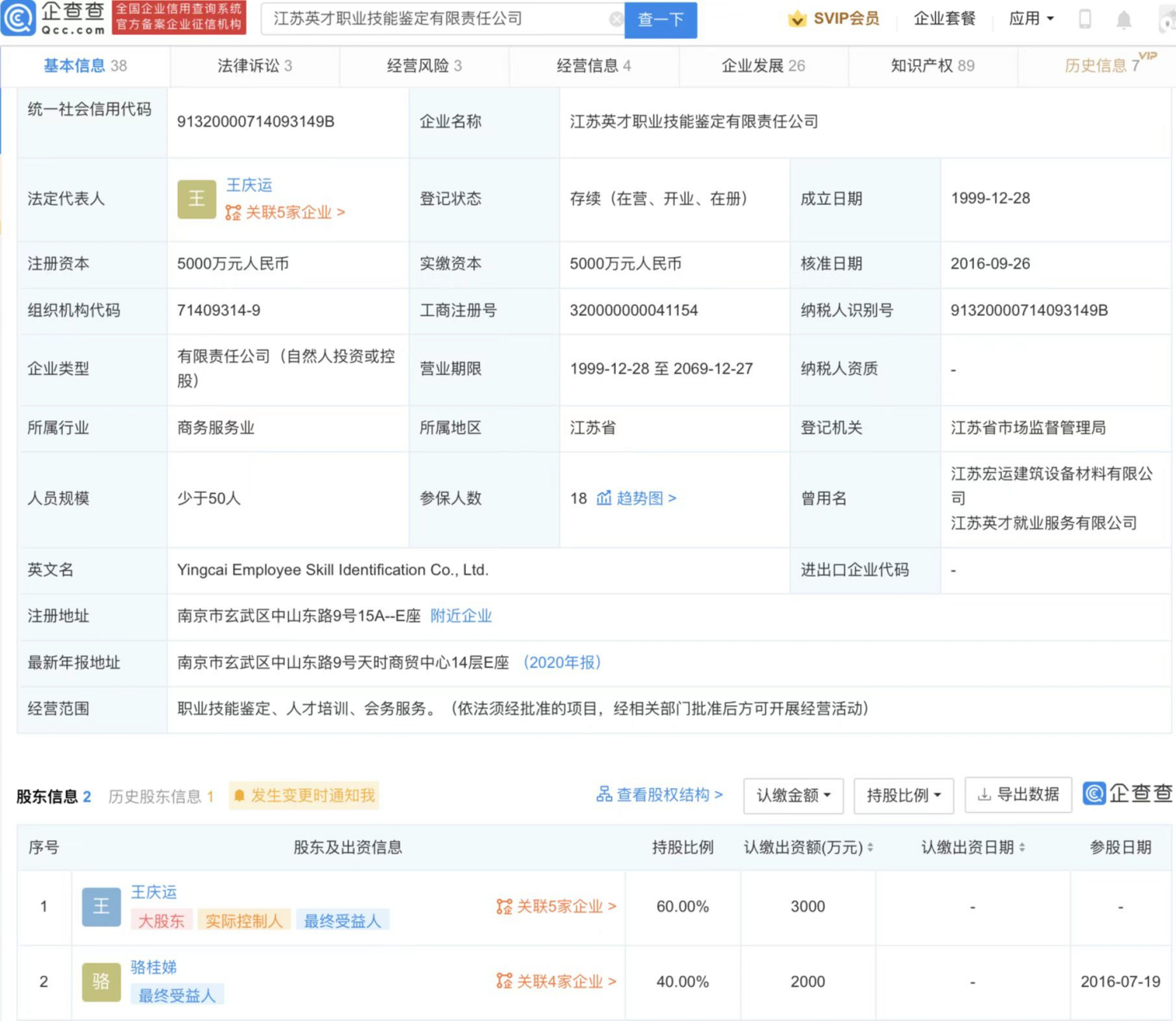 【發放山寨證書的jypc網站已無法打開,企查查顯示公司