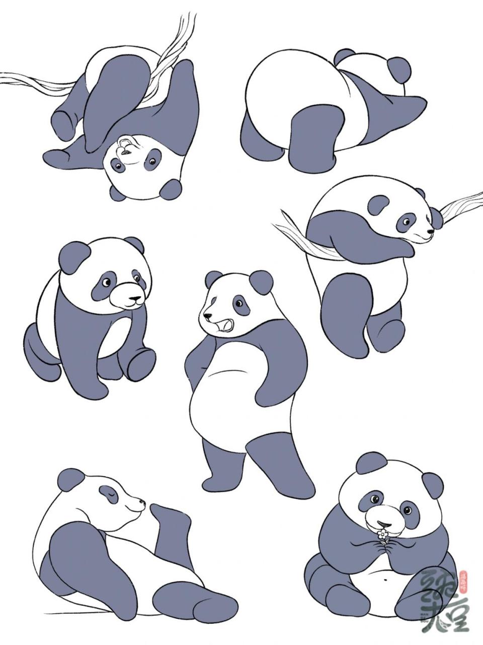 笔记灵感# 一群肥嘟嘟,可可爱爱的肉团子 #速写打卡# #动物速写# 大 