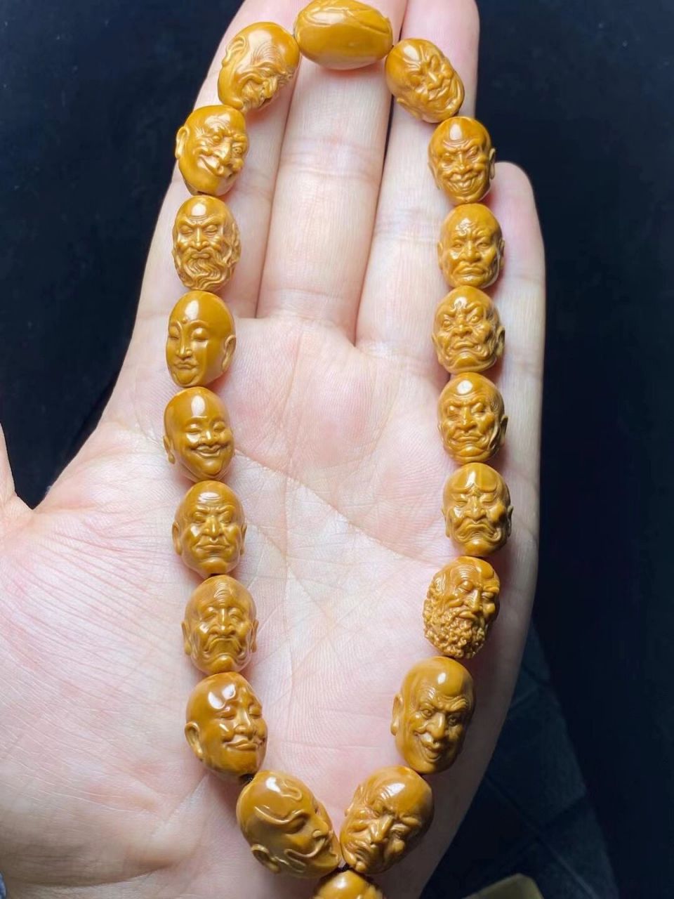 橄榄核十八罗汉手持来啦 爆款今日秒杀重器【写实十八罗汉】铁核