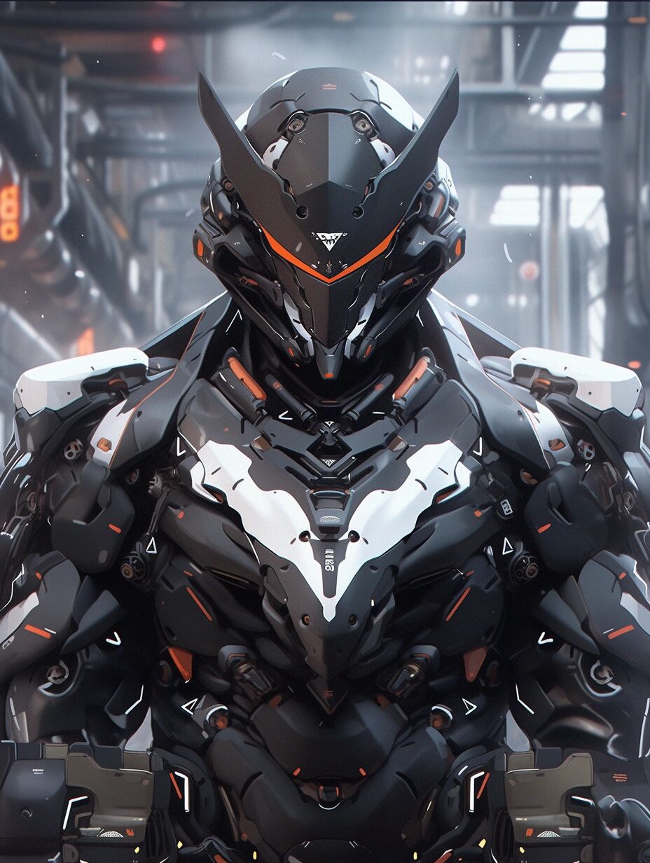 超酷赛博朋克机甲