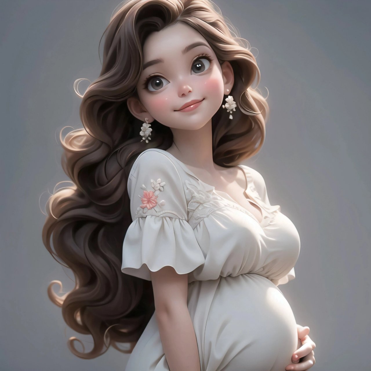 女生头像 孕妈妈的专属头像 #努力成为更好的自己# 怀孕的女生也可以