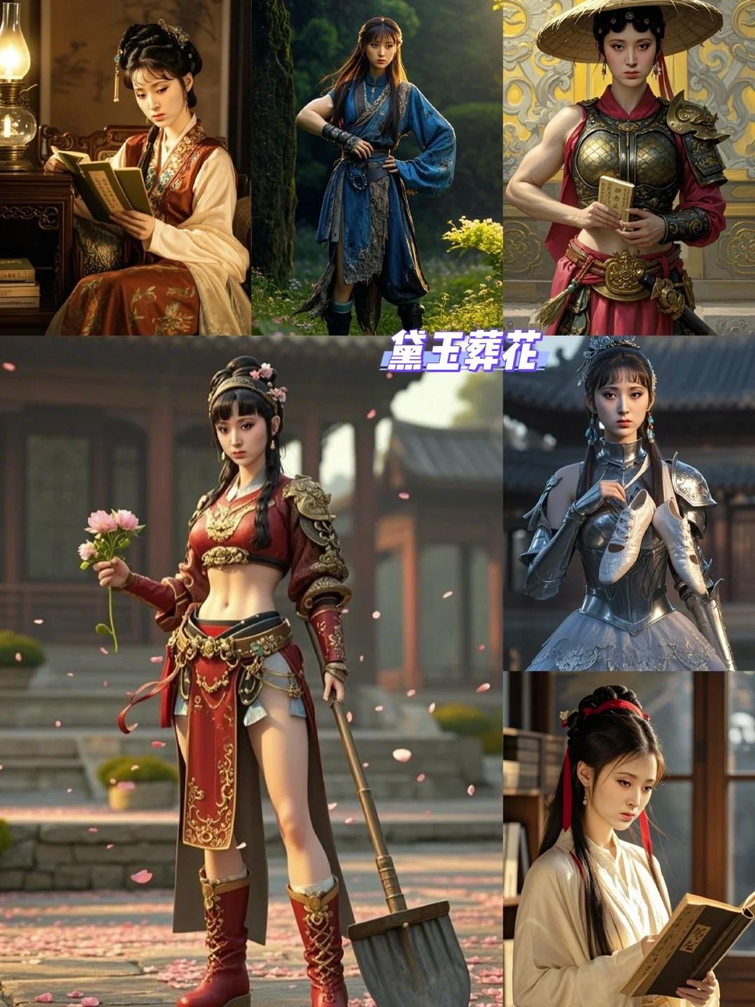 闺中女儿惜春暮,愁绪满怀无释处. 手把花锄出绣帘,忍踏落花来复去