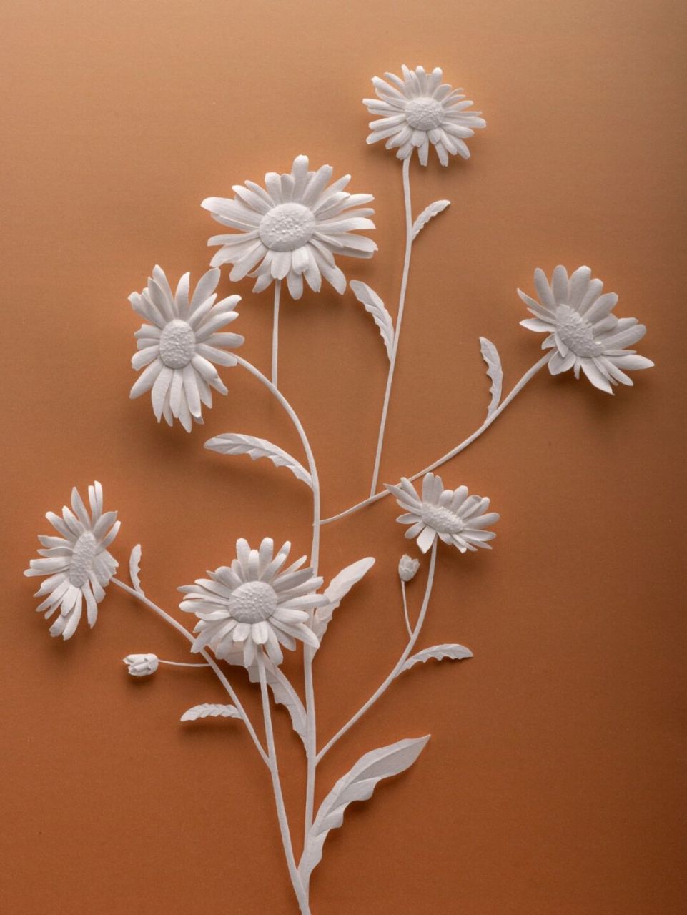 纸浮雕花朵制作步骤图片