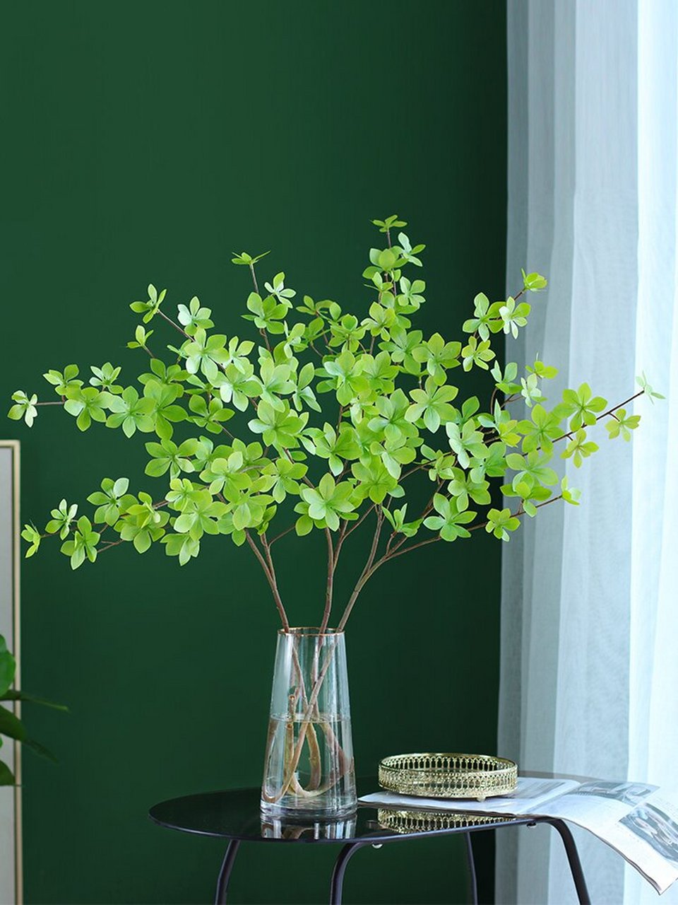 适合家居客厅玄关摆放的仿真绿植推荐 北欧仿真绿植日本吊钟植物