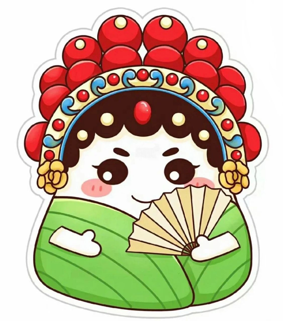 端午节小扇子简笔画