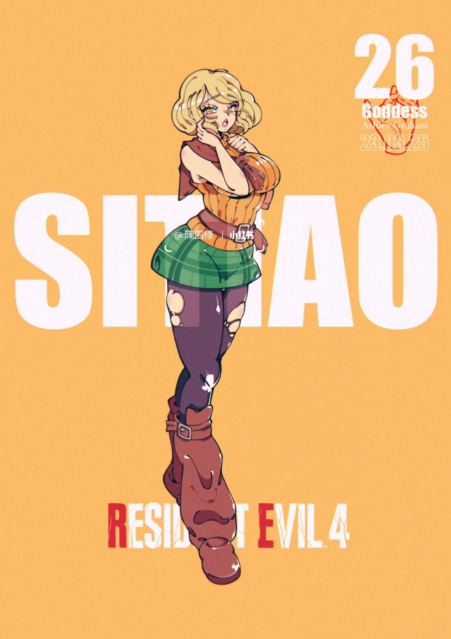 绘画练习|阿什莉·格拉汉姆|生化危机4 no.