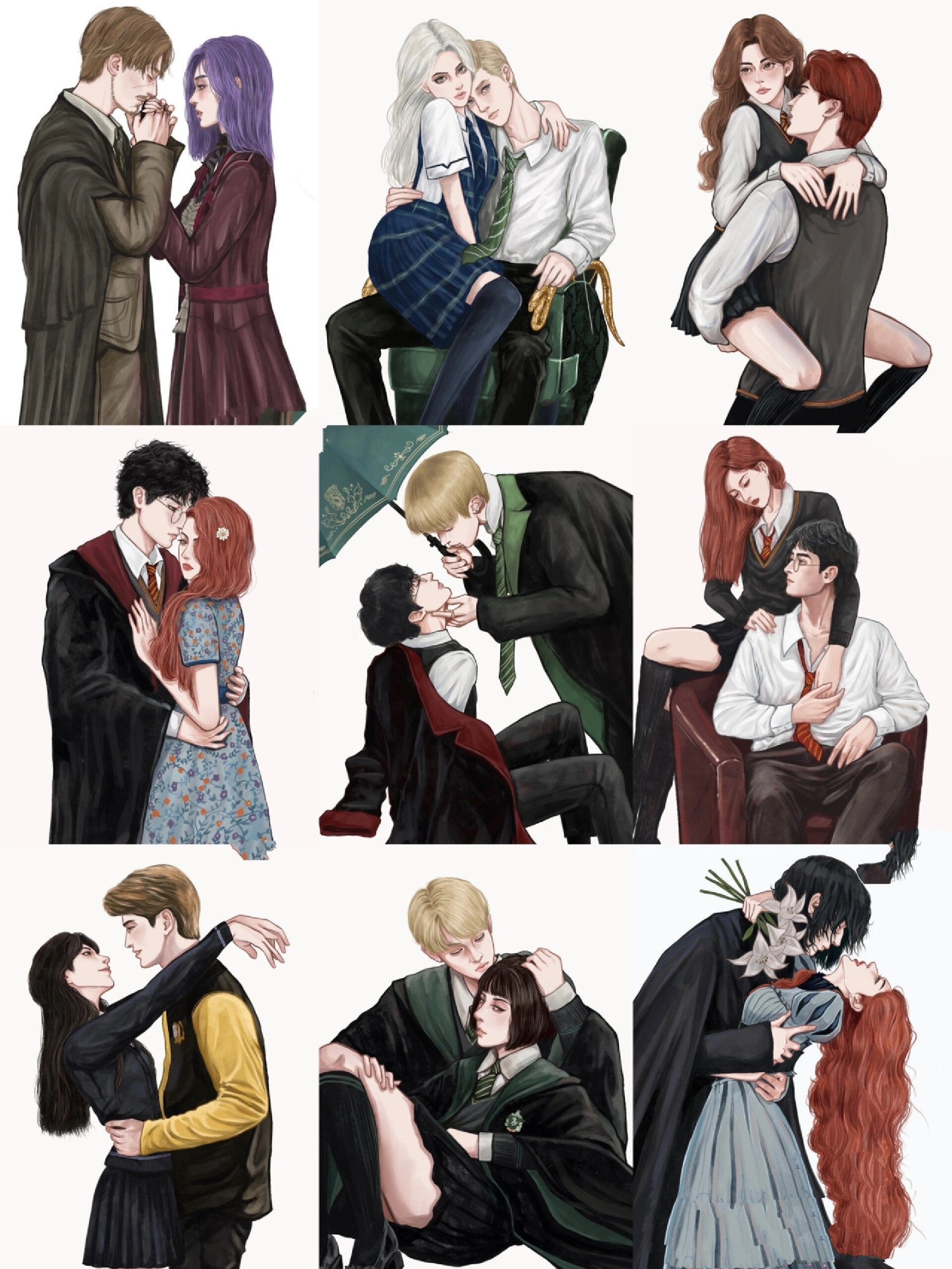 盘一盘哈利波特里的那些cp